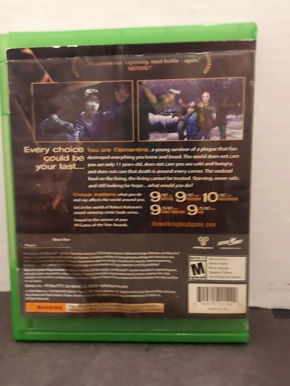 The Walking Dead Season Two 2 Microsoft Xbox One the Walking Dead telltale games
